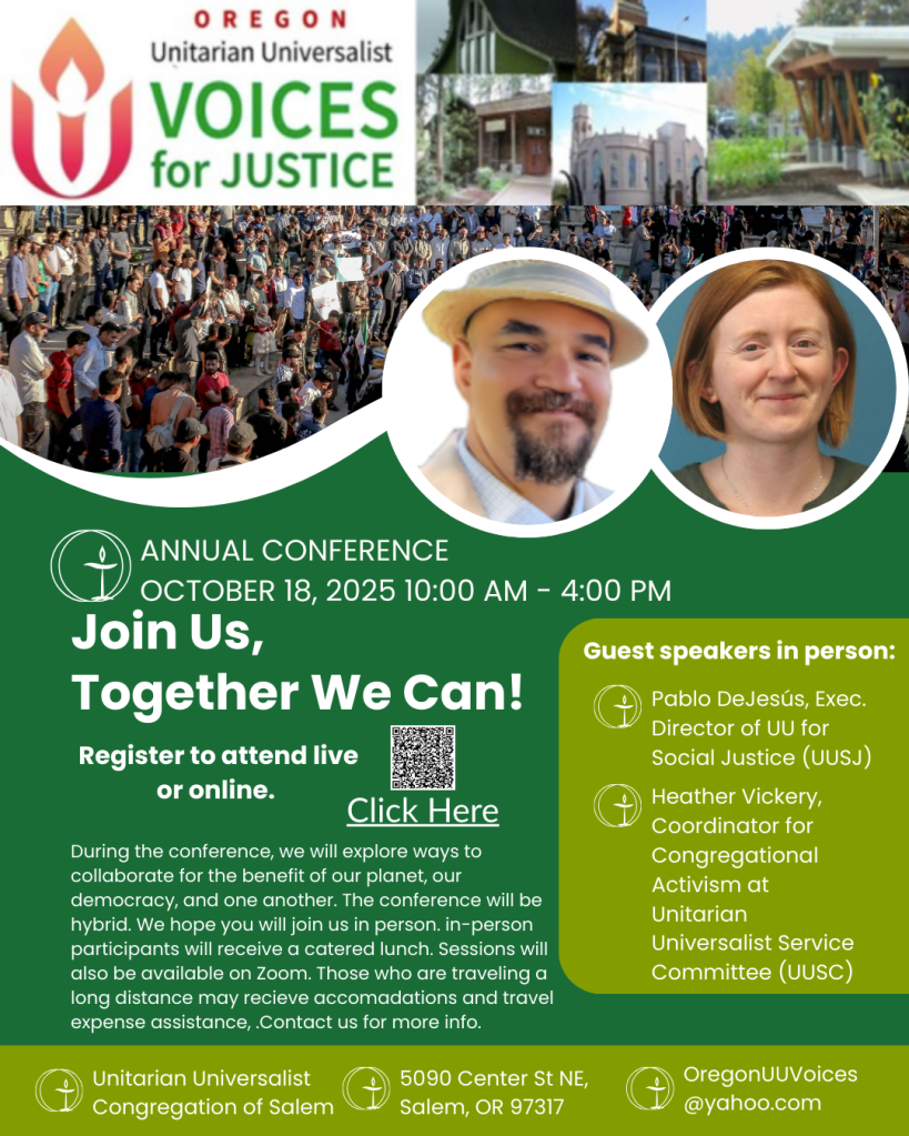 ORUUVfJ Annual Conference Oct. 18th 2025